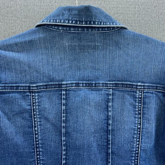 Chico’s Platinum Denim Button Up Blue Jean Jacket Stretch Size 0 (US Small)‎ - Picture 8 of 8